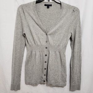Banana Republic gray cardigan sweater, Medium